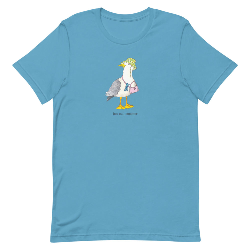 Cute Hot Gull Summer Unisex T-Shirt